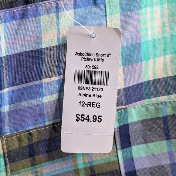 NWT.....L.L. Bean "Favorite Fit"  Patchwork Women's Shorts Size 12 - Picture 5 of 9